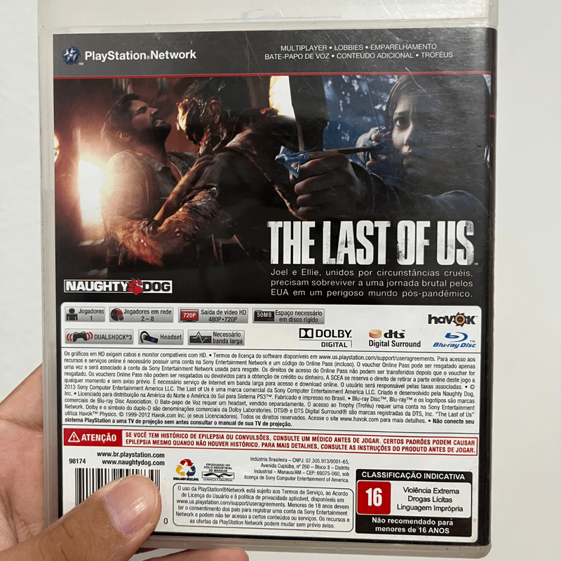 the last of us dublado para ps3 em mídia digital