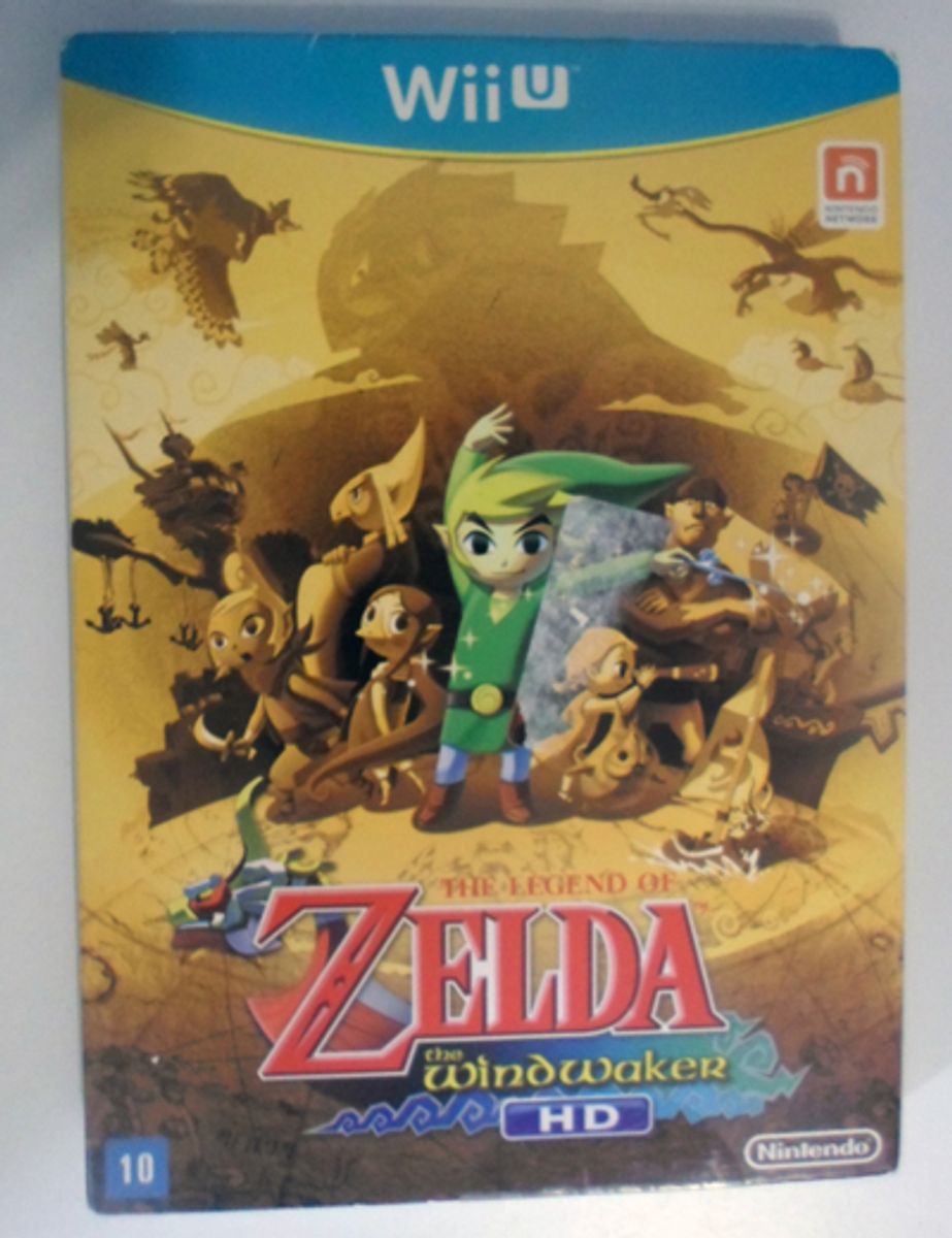 The Legend Of Zelda The Wind Waker Hd Wii U Lacrado Luva Dourada Jogo De Videogame Nintendo