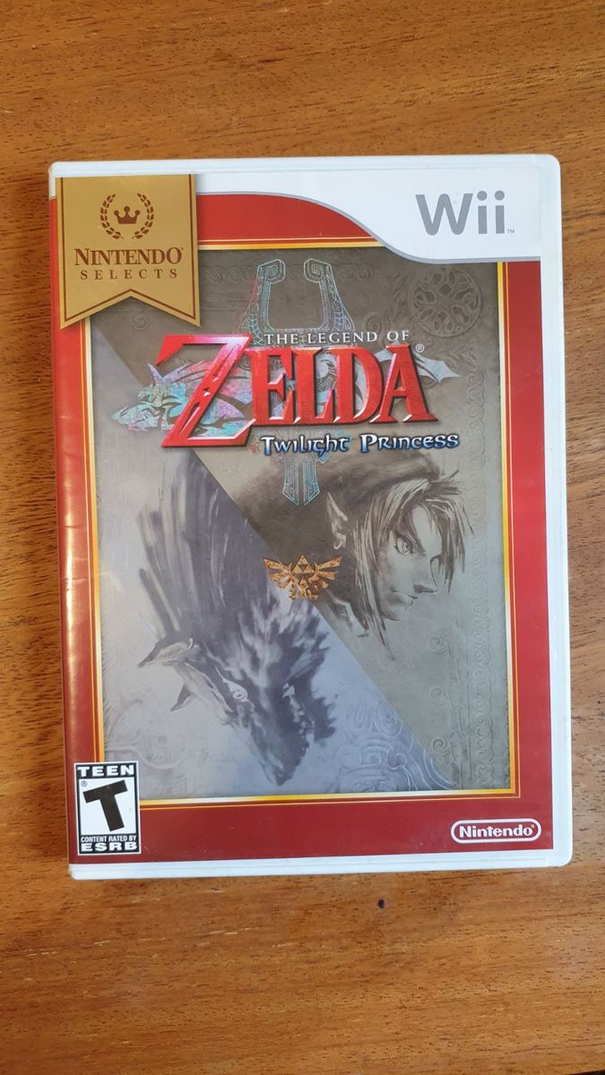 Nintendo Selects Wii U Zelda Twilight Princess Case, Manual and