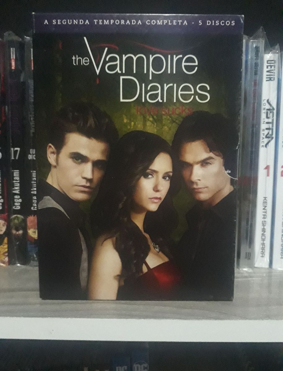 DVD BOX - THE VAMPIRE DIARIES - 1° TEMPORADA COMPLETA - 5 DISCOS