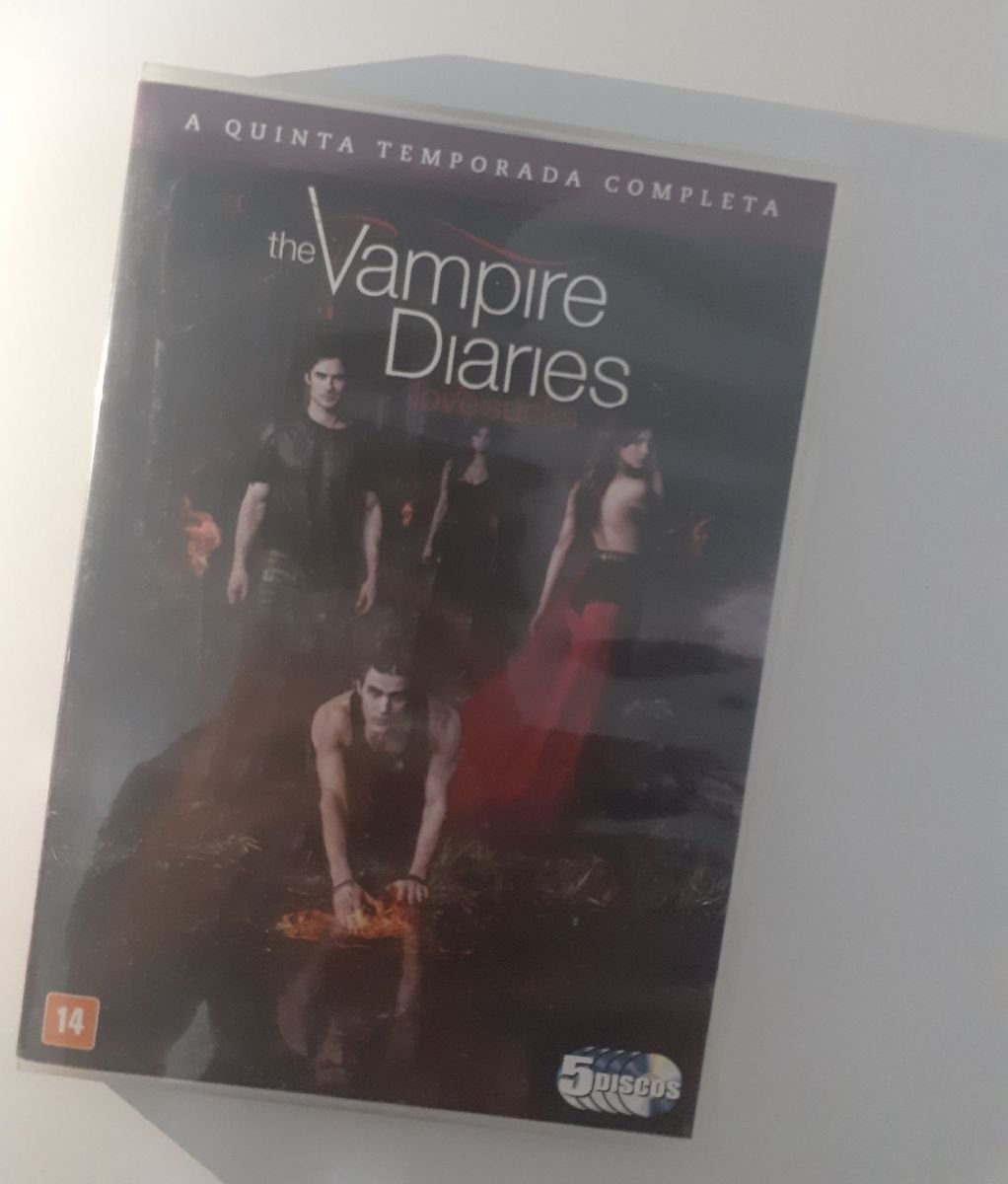 DVD BOX - THE VAMPIRE DIARIES - 1° TEMPORADA COMPLETA - 5 DISCOS