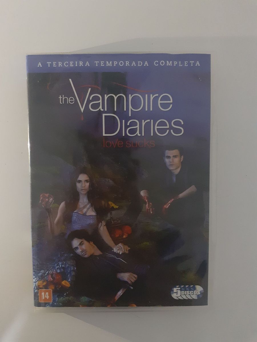 The Vampire Diaries - Terceira Temporada (dvd Completo Original ...