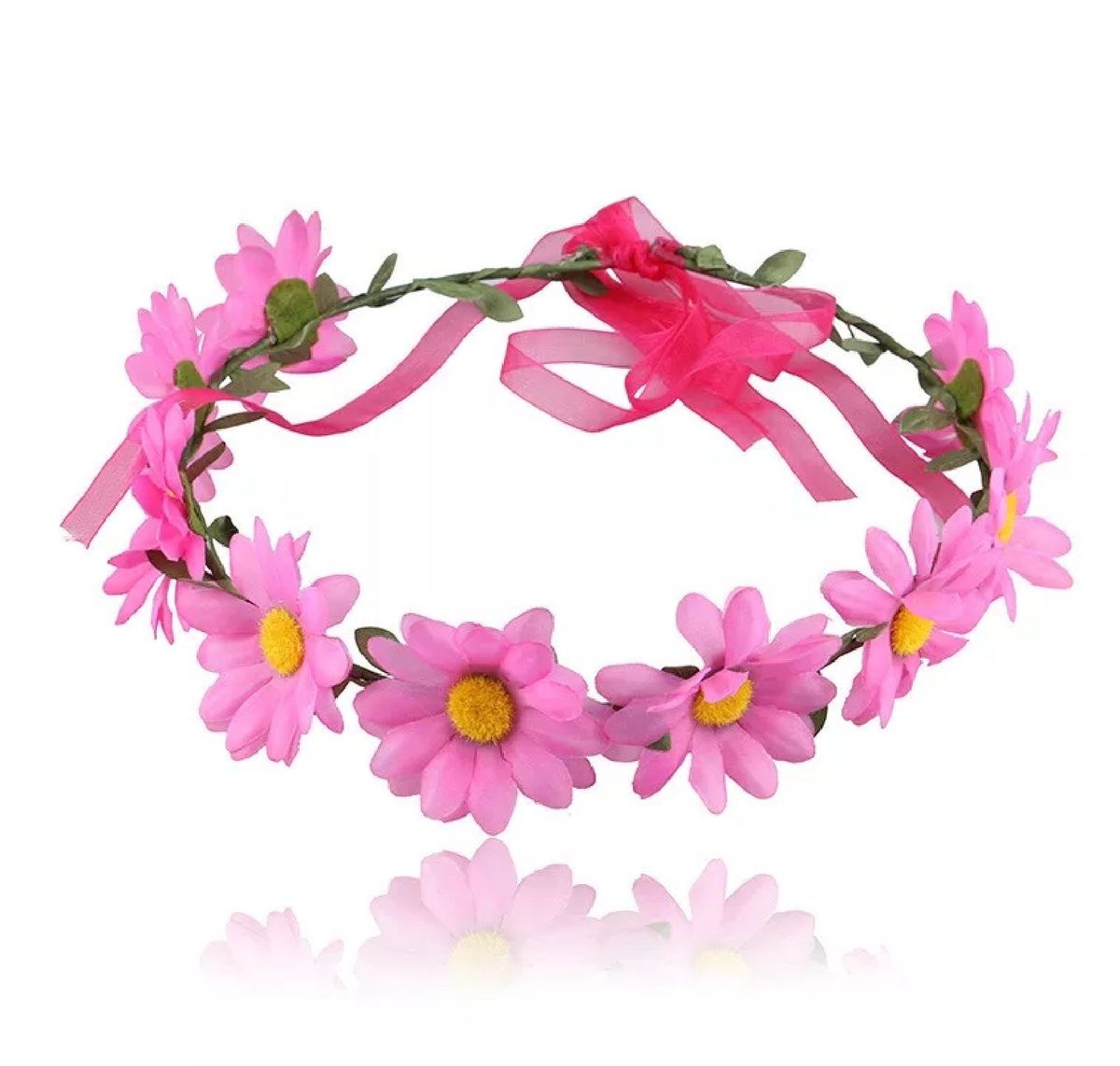 Tiara de Flores Rosas Nova! Produto Feminino Nunca Usado 51365572 enjoei