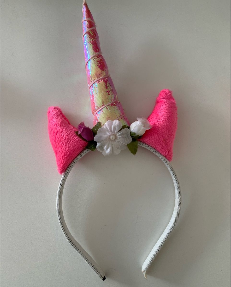 Tiara de Unicórnio para Fantasia / Carnaval Produto p/ Cabelos Feminino Usado 82354727 enjoei