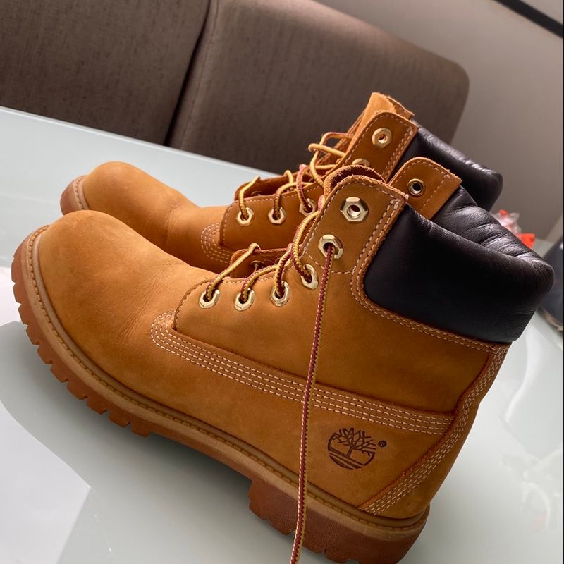 Timberland Yellow Boot Waterproof Bota Feminina Timberland Usado  93570938 enjoei