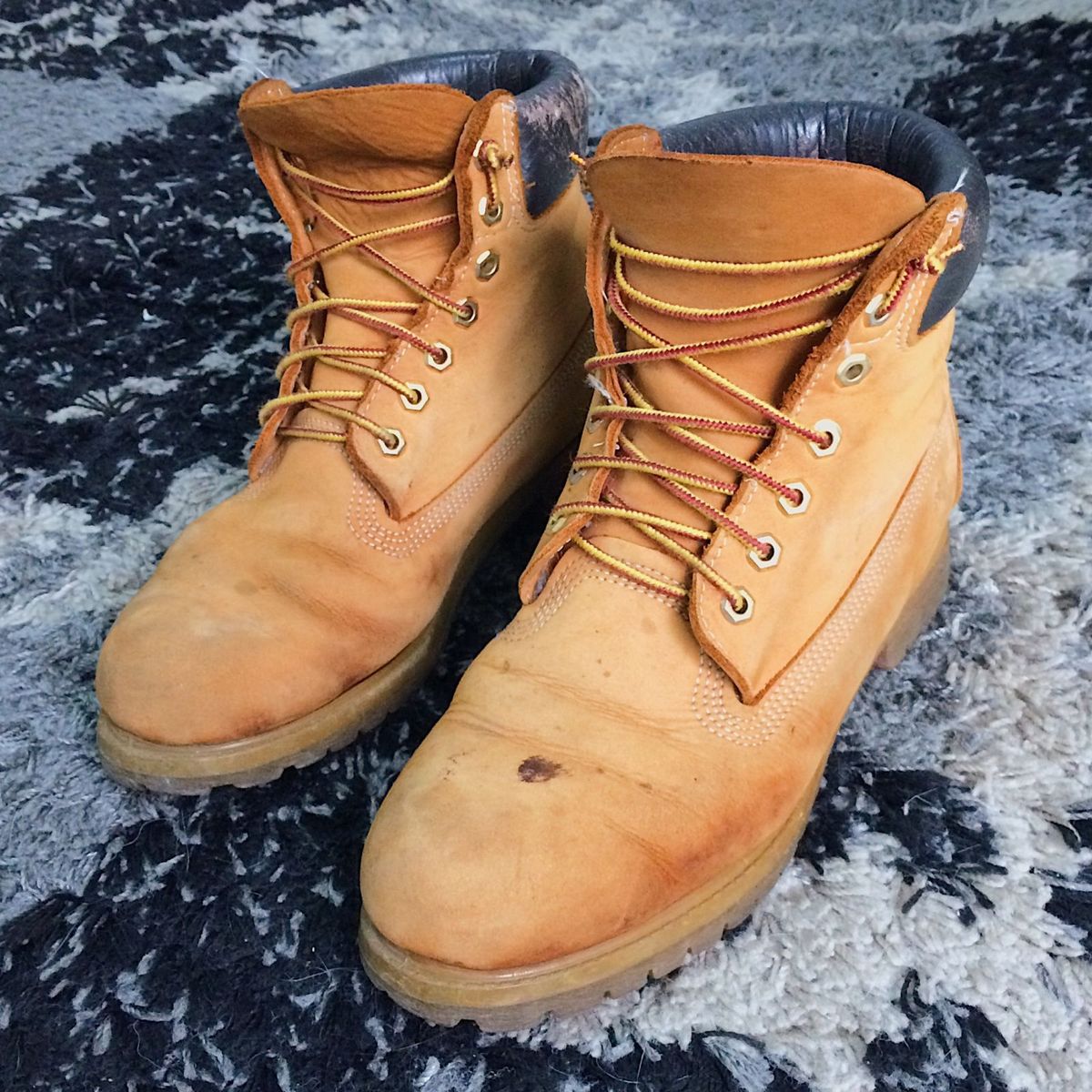 timberland yellow shoes