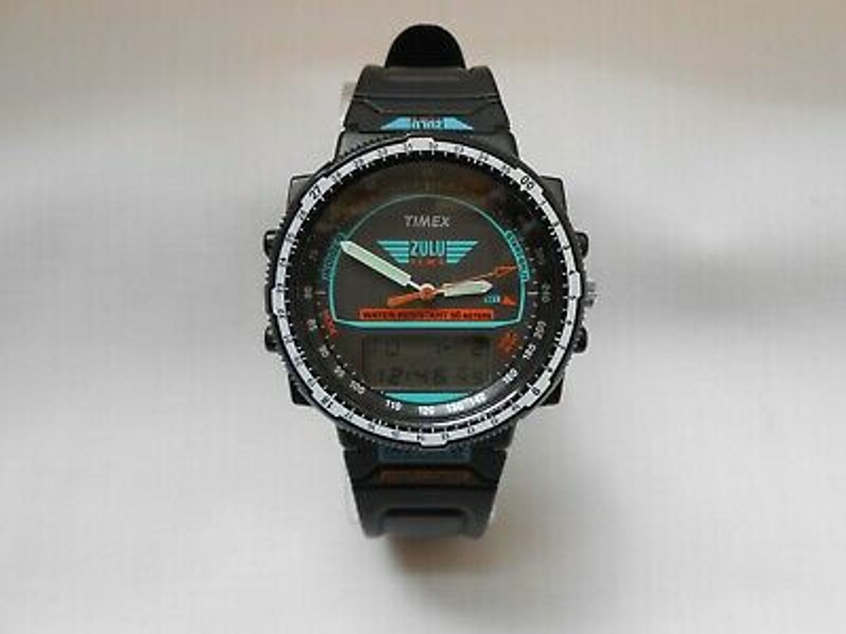 Timex zulu time discount watch