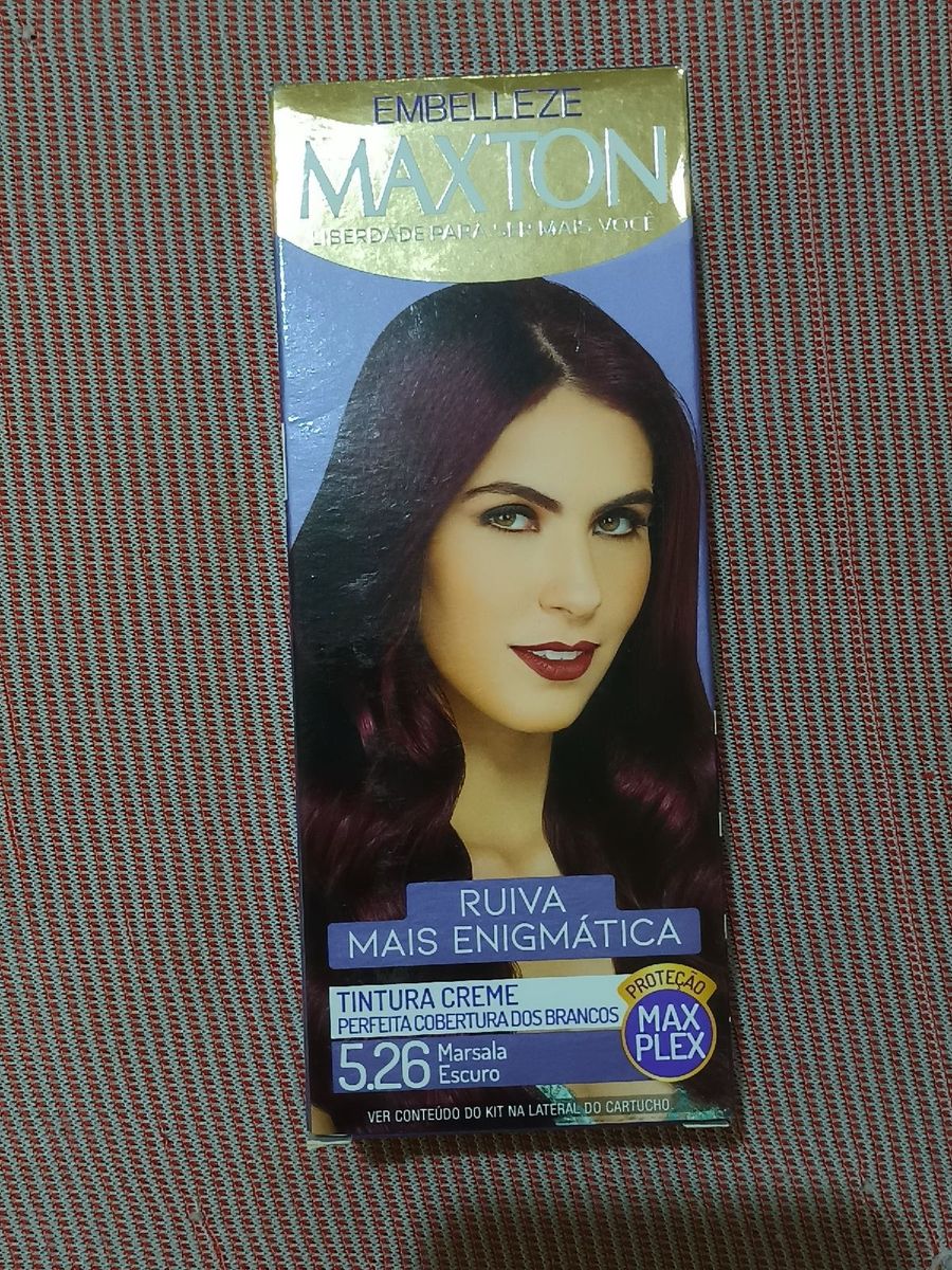 Tinta Max Ton | Produto p/ Cabelos Feminino Maxton Nunca Usado 77485601 ...