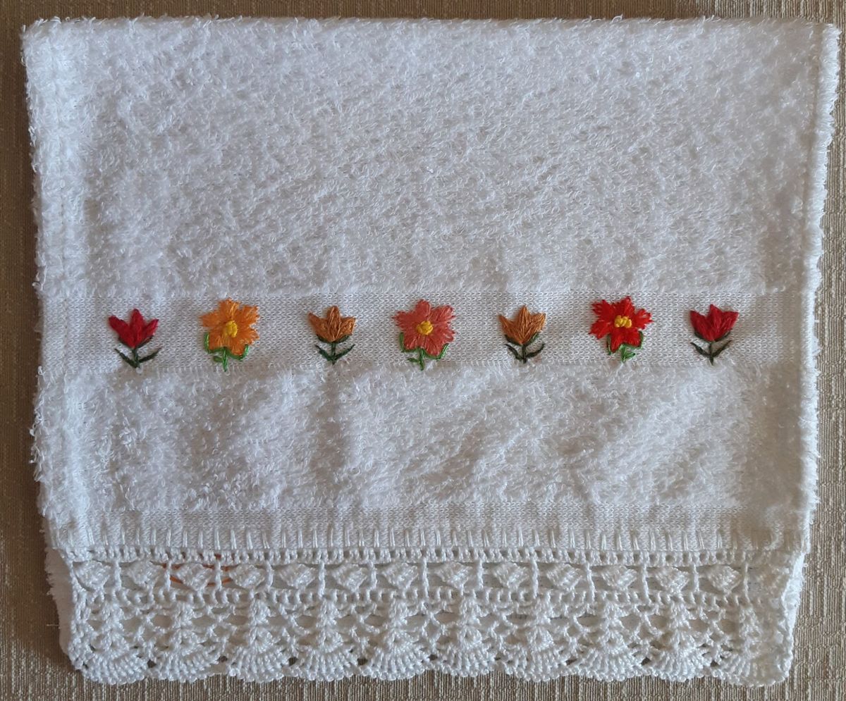Featured image of post Toalha De Croche Com Flores Barrados de croch com flores n 153