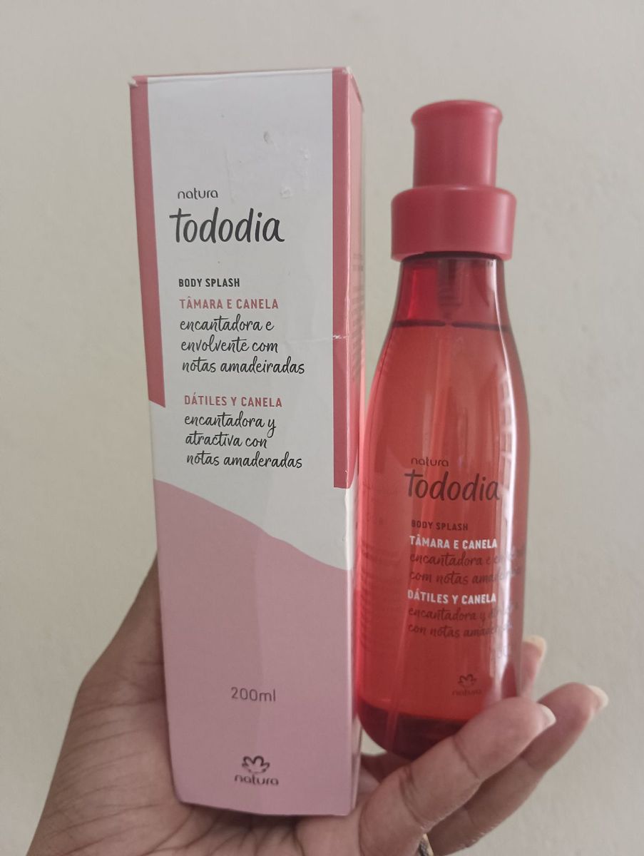 Tododia Tâmara e Canela Body Splash Natura 200ml Produto Novo Validade ...