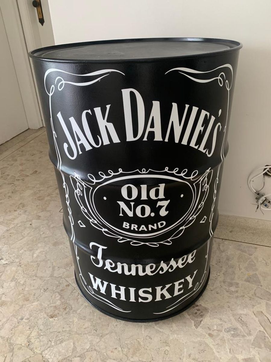 Tonel Barril Decorativo Jack Daniels Item De Decora O Usado