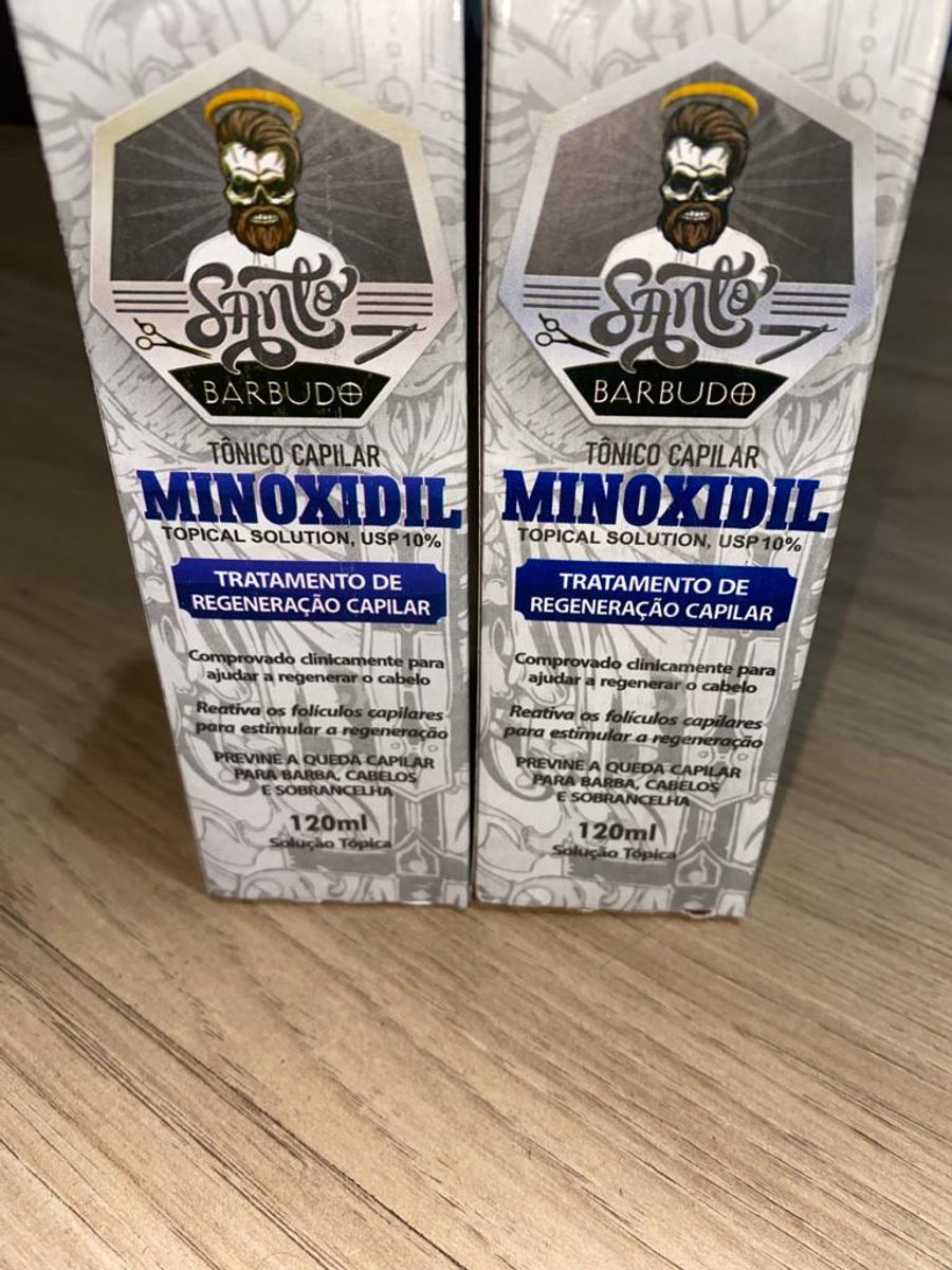 Tônico Capilar Minoxidil kit Unidades Creme Masculino Dom Pelo Nunca Usado enjoei