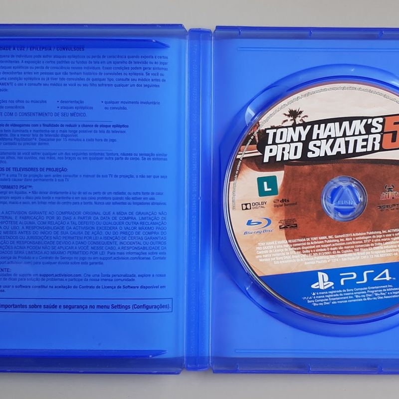 Tony Hawk'S Pro Skater 5 - Ps4, Jogo de Videogame Usado 91100381