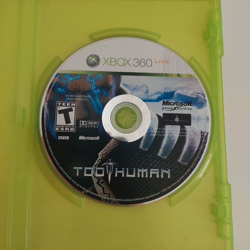 Too Human - Jogo XBOX 360 Midia Fisica