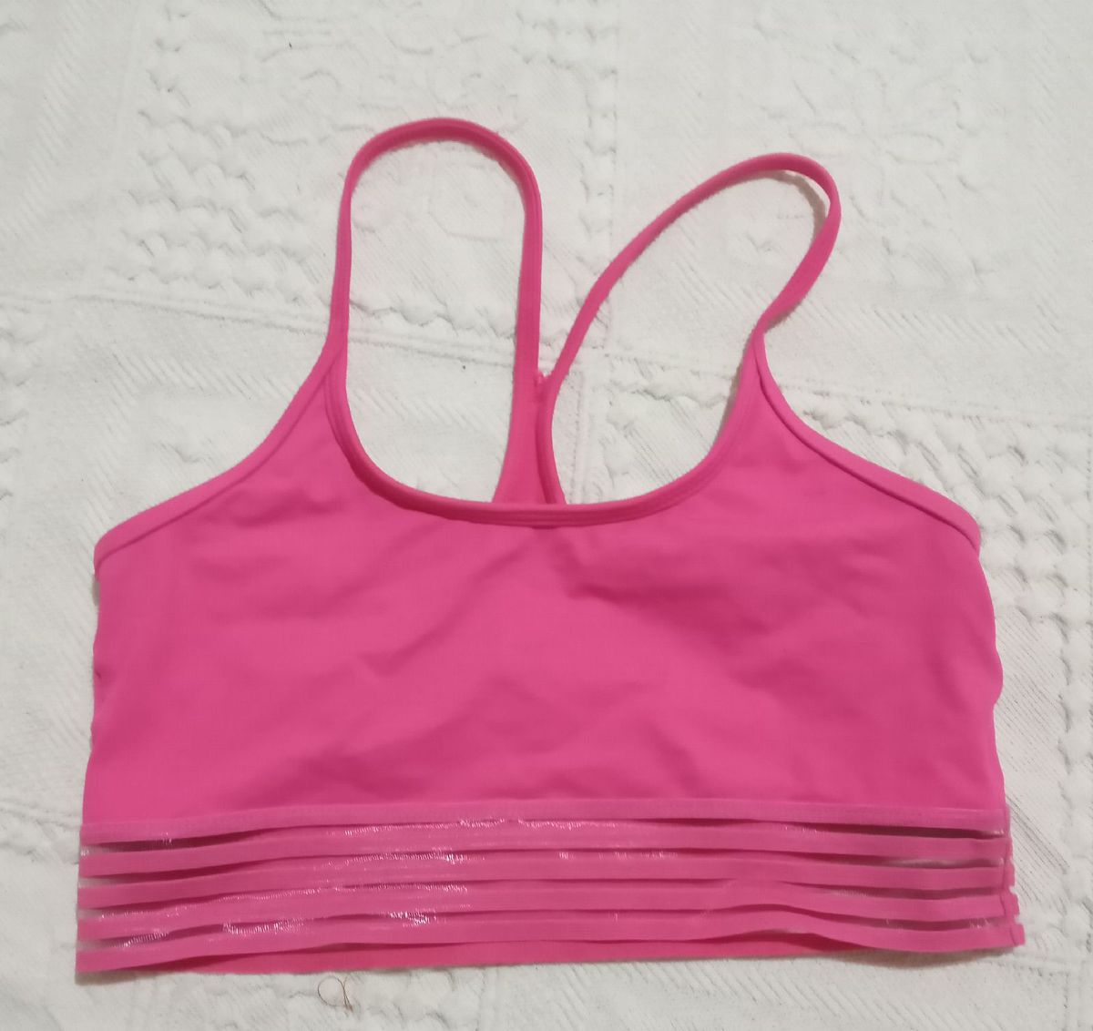 Top Academia Rosa | Blusa Feminina Brofit Usado 75462240 | enjoei