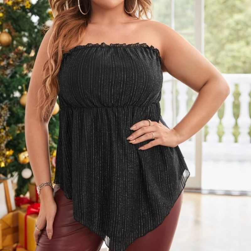 Top/Bata Tomara Que Caia Plus Size