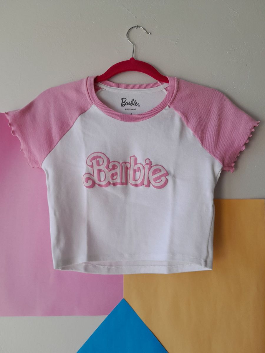 Top Cropped Barbie The Movie Riachuelo Nunca Usado 105293345