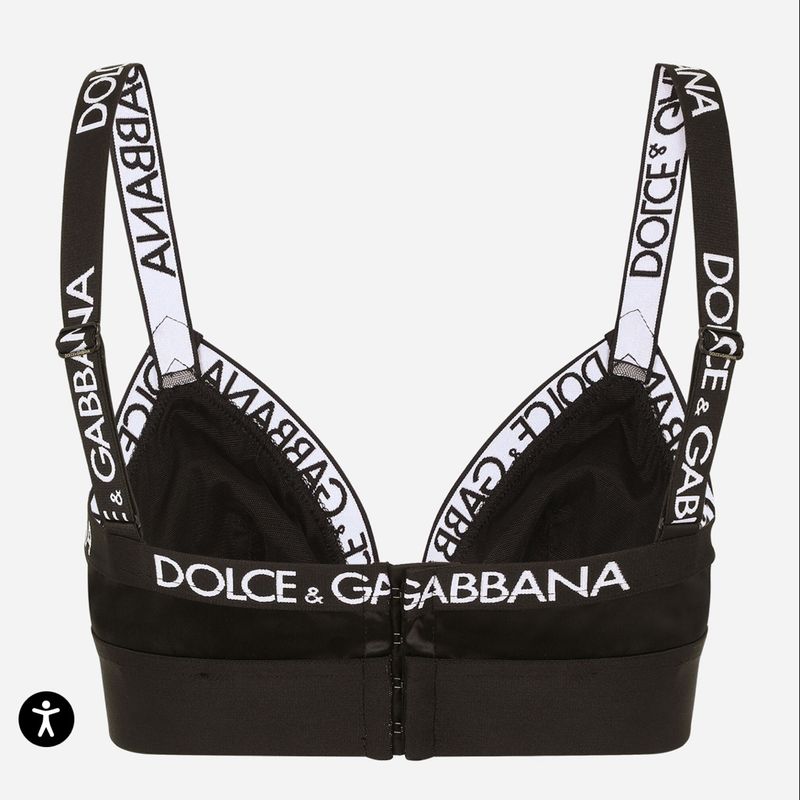 トップス DOLCE&GABBANA Dolce & Gabbana Top Cropped Com Paetês | Prateado | FARFETCH BR