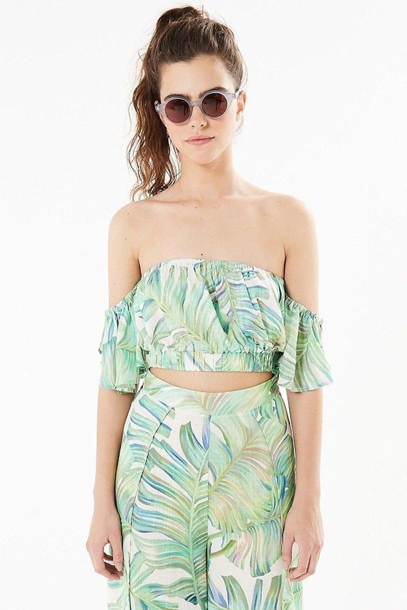 top farm cropped ciganinha - camisetas farm