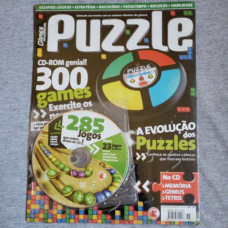 Top Games Especial - Puzzle - Pc (Lacrado), Jogo de Computador Cd-Rom  Nunca Usado 88920796