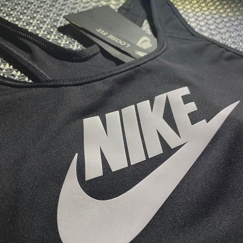 Top Nike Dri-Fit Swoosh Futura - P, Moda Esportiva Feminina Nike Nunca  Usado 87566623