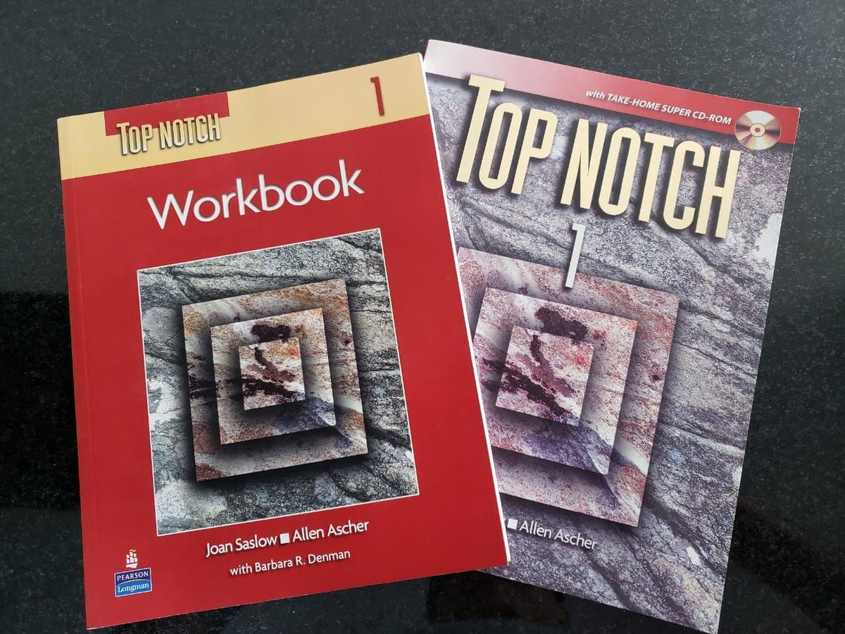 Top Notch 1 Student´s Book W/super Cd Rom + Work Book | Livro Pearson ...