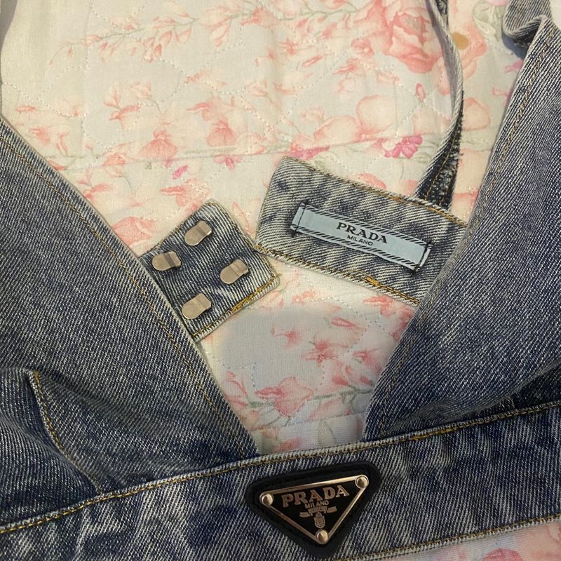 Top Jeans Prada Original  Blusa Feminina Prada Nunca Usado