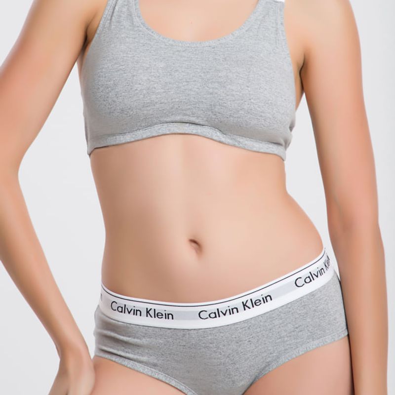 Top Feminino Nadador Básico Elástico com Logo Underwear Calvin Klein -  Calvin Klein
