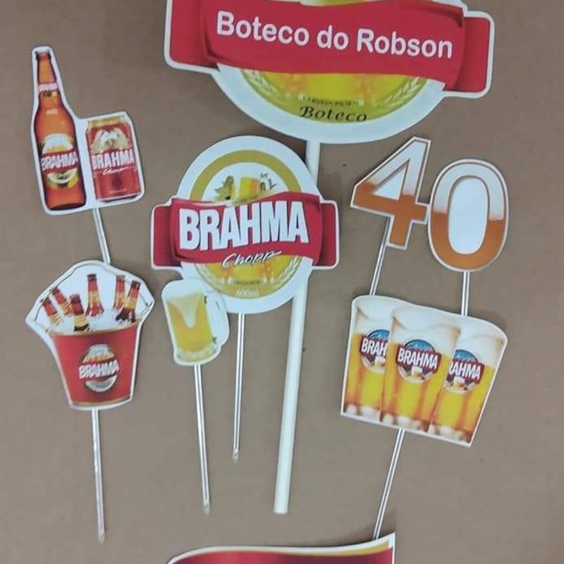 Topo de Bolo Personalisado Vaqueiro com Nome Idade, Item de Papelaria  Nunca Usado 58511812