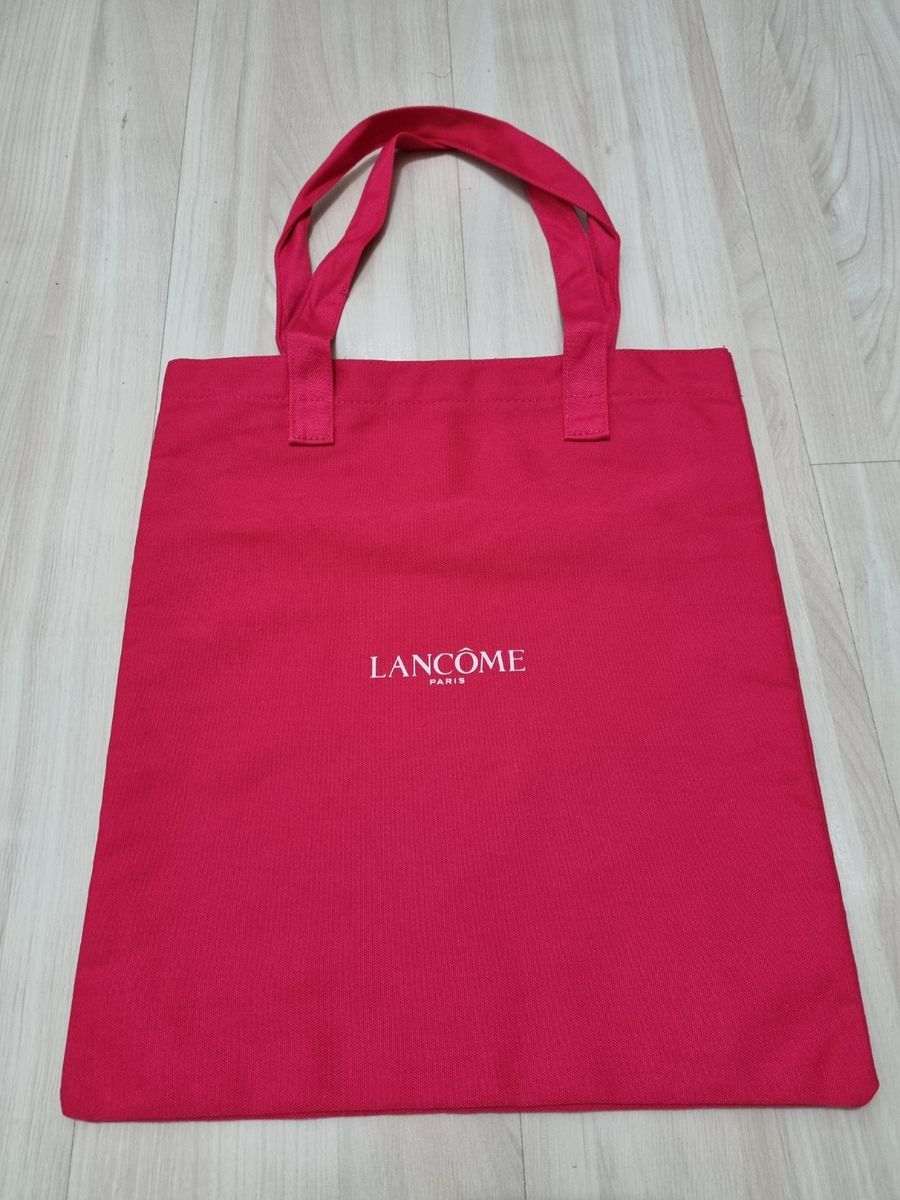 Tote Bag Lanc me Paris Pink Avermelhado Bolsa de Ombro Feminina