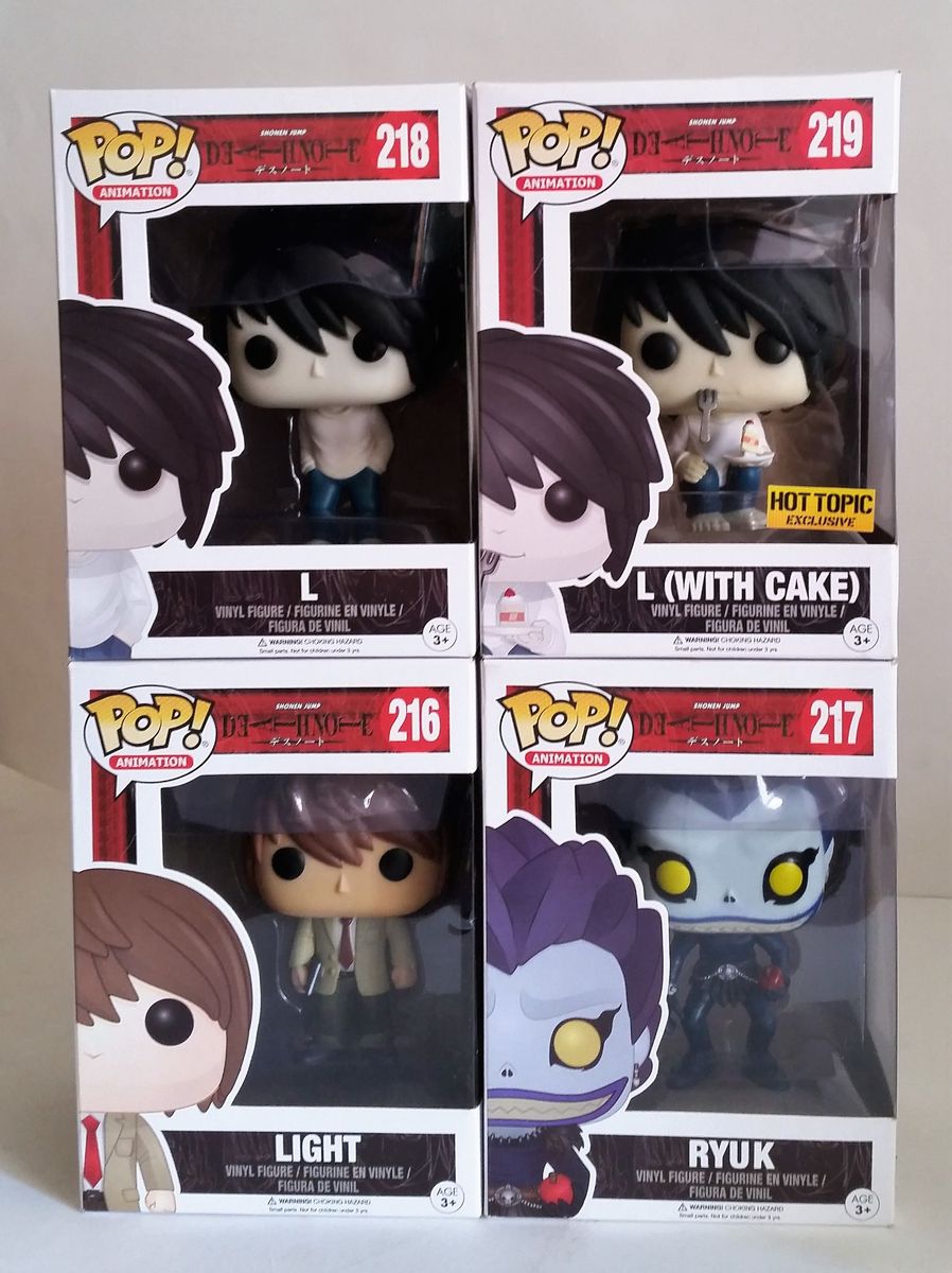 Funko Pop! L com Bolo #219 - Death Note - Wishtoys