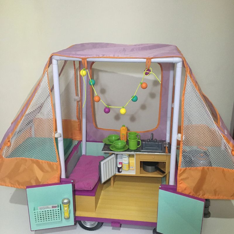 American girl doll hot sale pop up camper