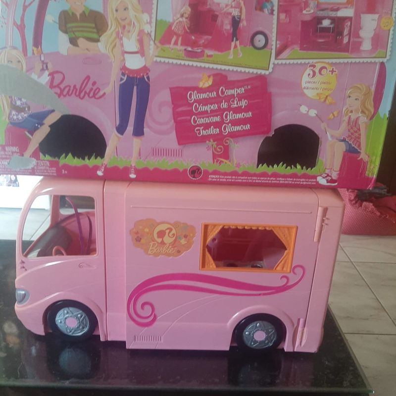 Barbie truck best sale and trailer