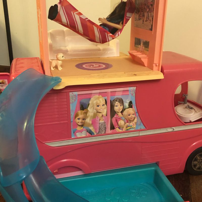 Barbie best sale camper trailer