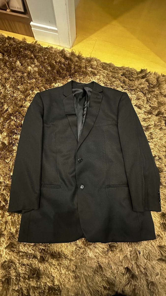 Traje Social Angelo Ferraro Preto | Blazer Masculino Angelo Ferraro ...