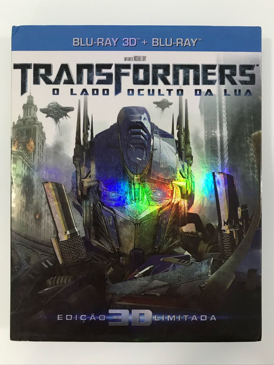 Blu-ray 3d + Blu-ray Transformers O Lado Oculto Da Lua