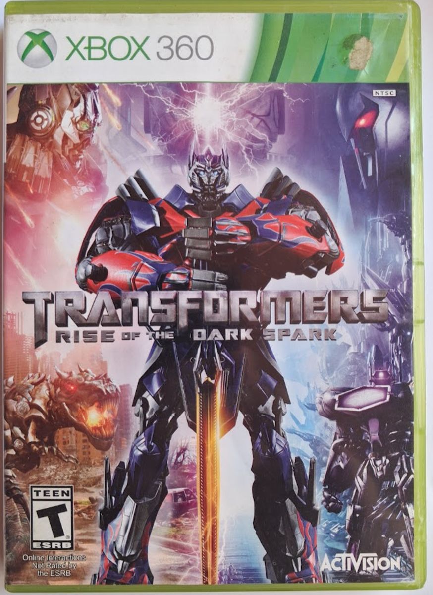 Jogo Novo Transformers Rise Of The Dark Spark Para Xbox One