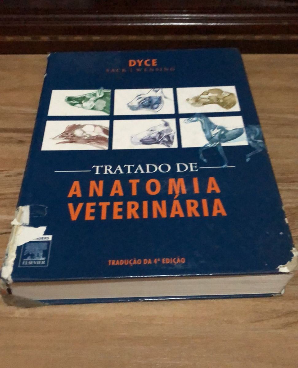 Tratado De Anatomia Veterinária | Livro Dyce Sack/ Wensing Usado ...