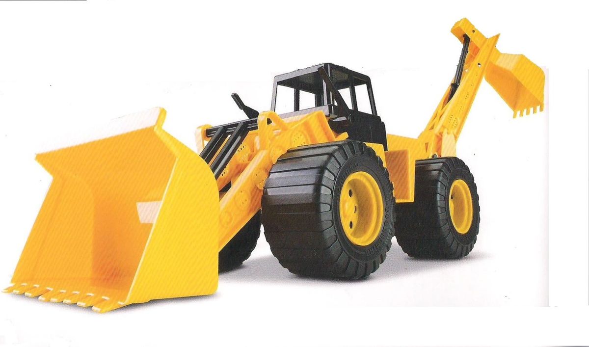 Trator Escavadeira Cardoso Toys - Brinquedo Educativo Com Pá Articulada Para Crianças