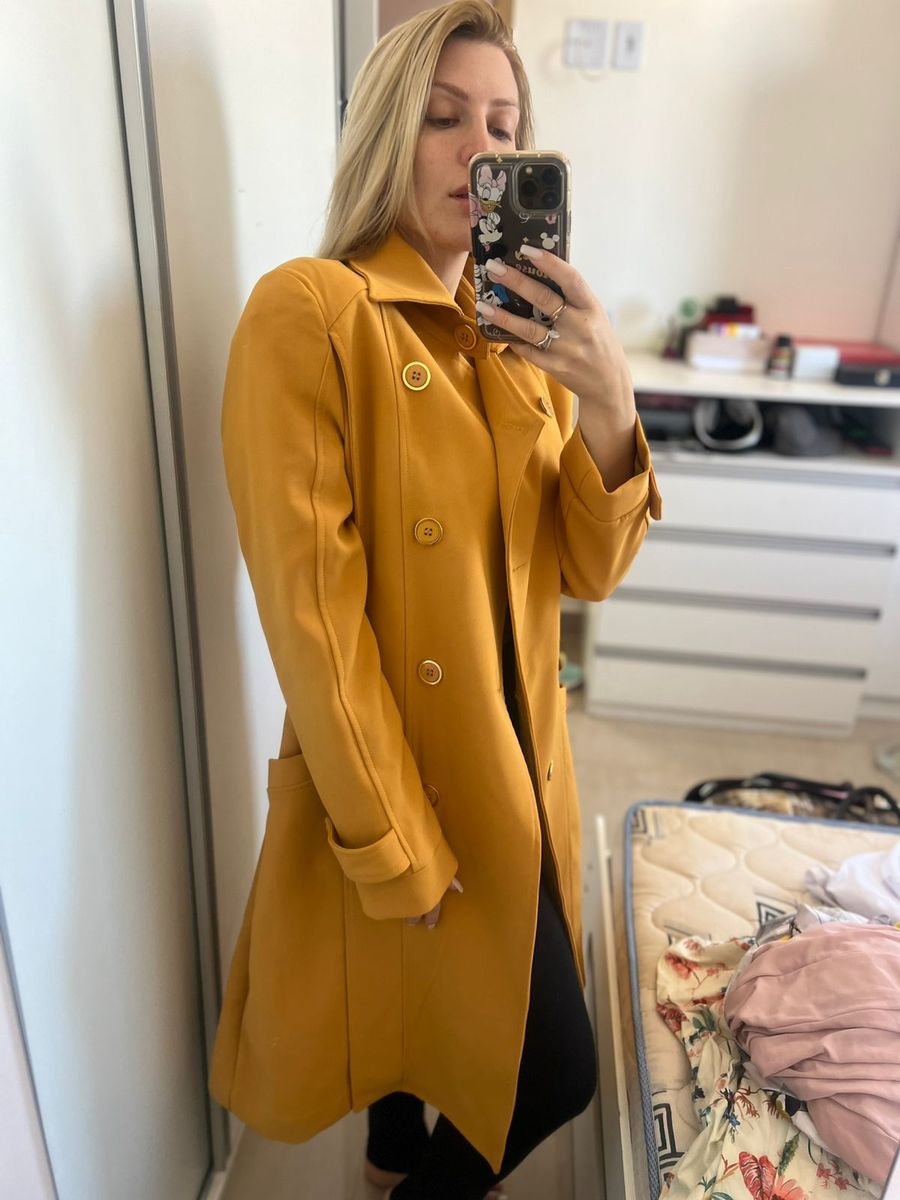 Trench Coat Amarelo Alphorria | Alphorria Nunca Usado 127862078