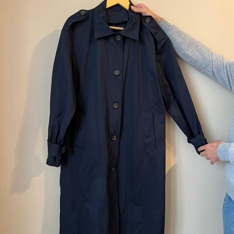 Trench Coat Azul Marinho Cea Usado 127026289 enjoei