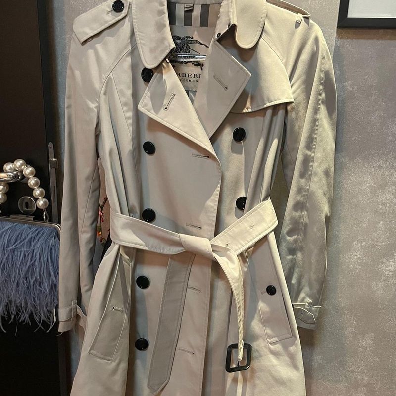 Trench Coat Burberry Casaco Feminino Burberry Nunca Usado
