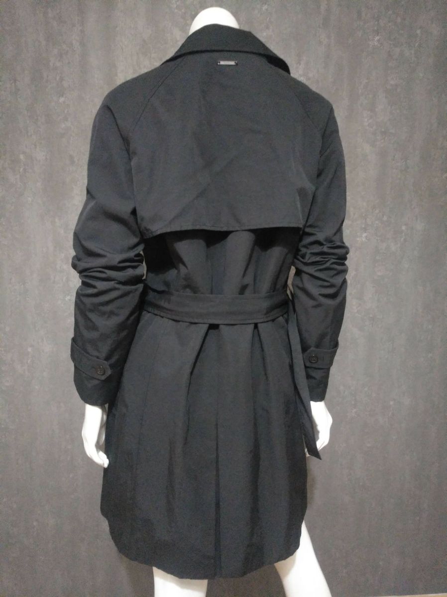 trench coat feminino preto