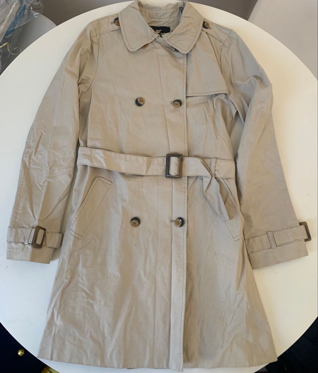 Trench Imperméable Zara Fille, Taille 11/12 Ans, Bleu Marine, état Impeccable - Style Marin