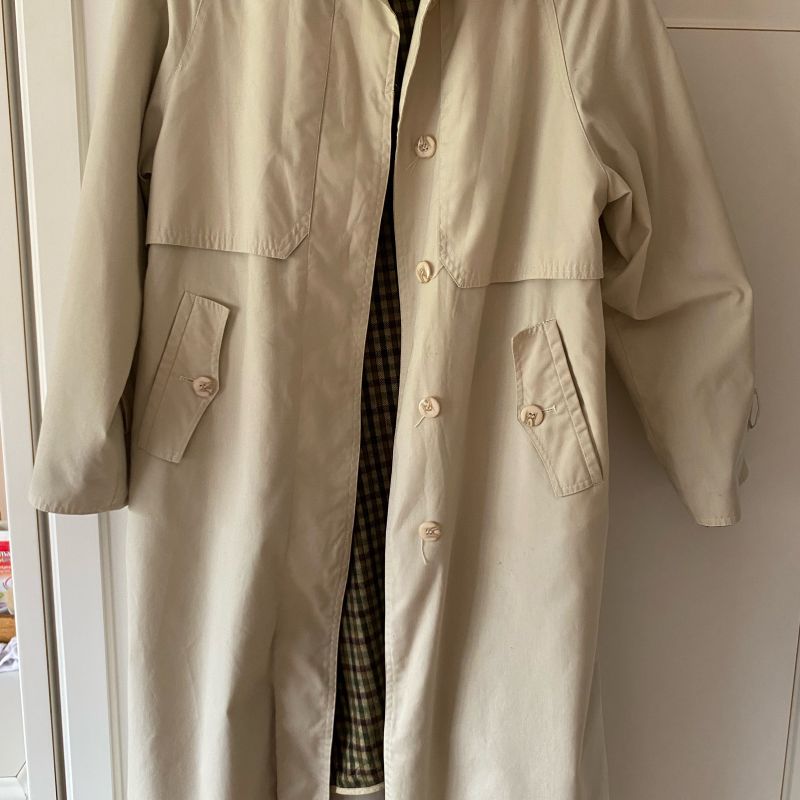 Trench Coat Oversized Vintage | Casaco Masculino Parnuse Usado