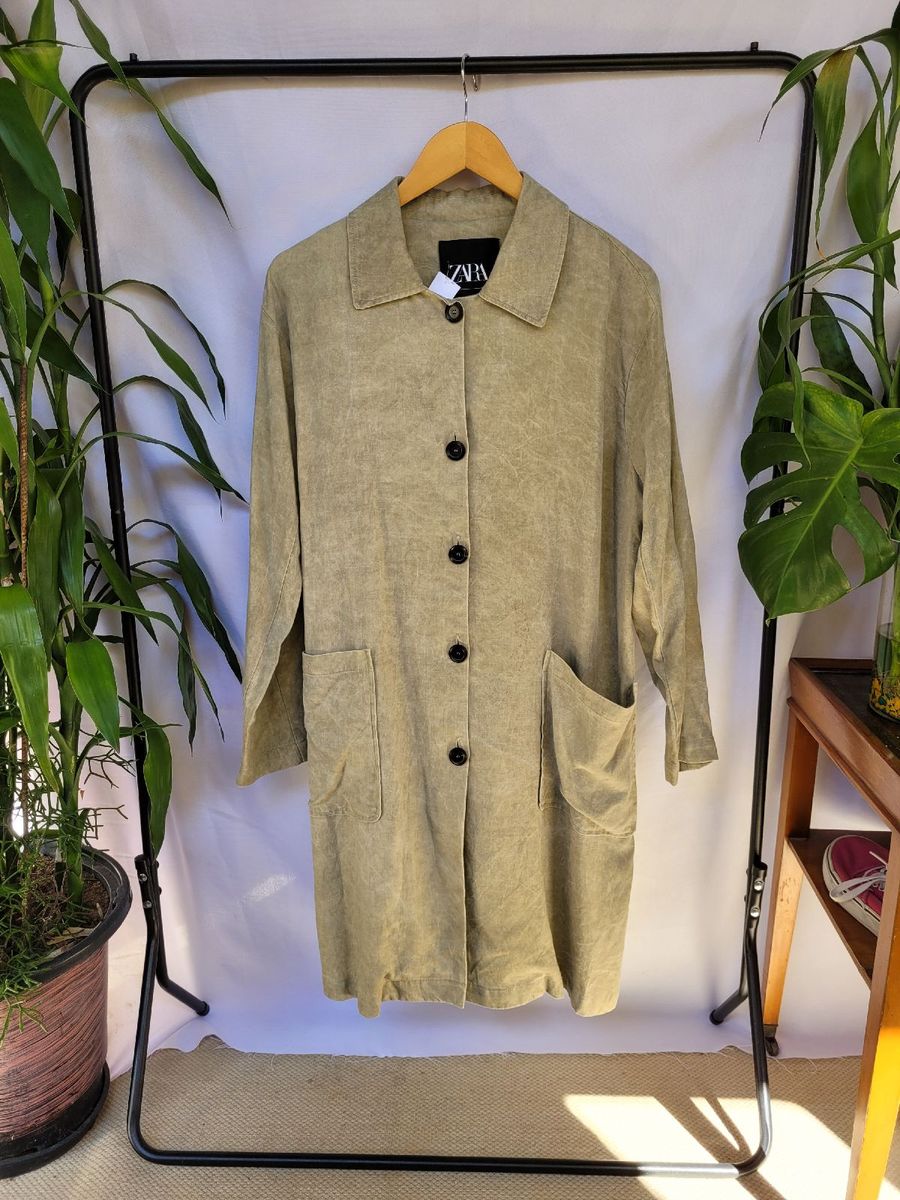 Trench-coat Vintage London Fog Kaki Taille 42 Long - Imperméable, Doublure Amovible, Occasion Très Bon état
