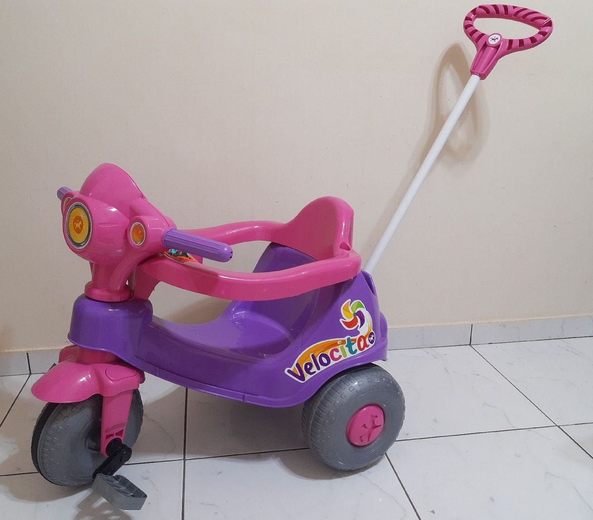 Carrinho Triciclo Infantil Passeio Velocita Calesita | Brinquedo para Bebês  Calesita Usado 35427689 | enjoei