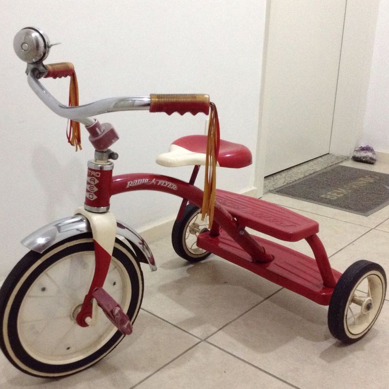 RADIOFLYＥＲ　ROCK&BOUNCEPONEY Triciclo Retrô Radio Flyer | Brinquedo Radio Flyer Usado 14028587