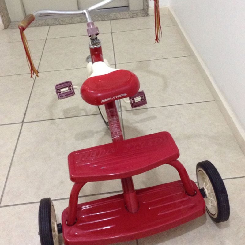 Triciclo Retrô Radio Flyer | Brinquedo Radio Flyer Usado 14028587