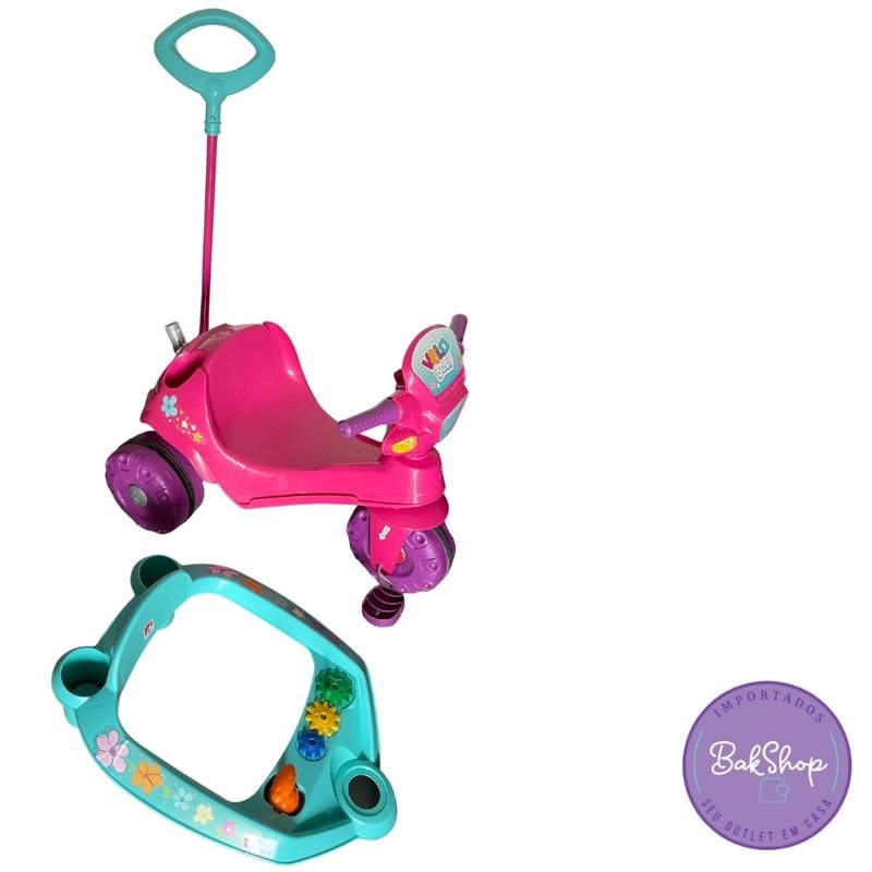 Triciclo Velobaby Disney - Minnie Bandeirante Rosa - Compre Agora